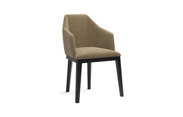 CHAISE LISA VELOURS TAUPE