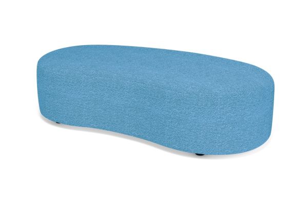 POUF HARICOT BLEU CIEL 