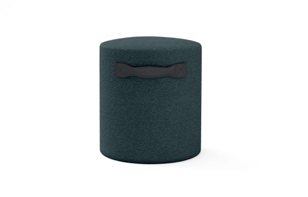 POUF MARS GRIS ARDOISE