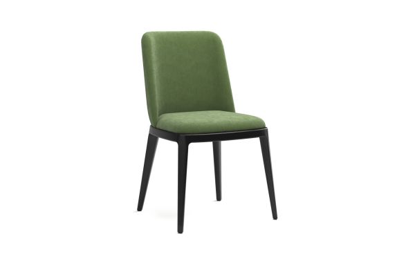 CHAISE PIPPA VELOURS VERT JAD