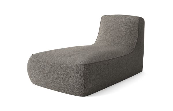 CHAUFFEUSE CHILL GRAND MODÈLE NOIR ET TAUPE