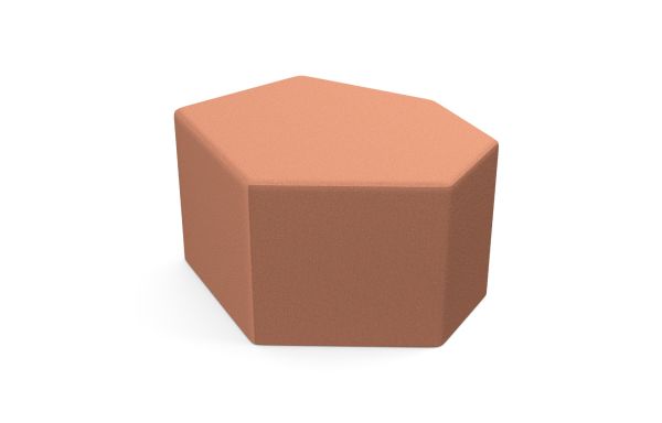 POUF STONE CORAIL
