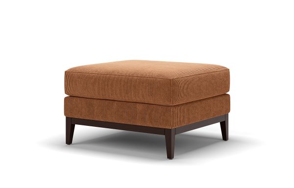 REPOSE-PIEDS LILY VELOURS ROUILLE