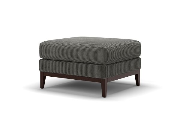 REPOSE-PIEDS LILY VELOURS GRIS