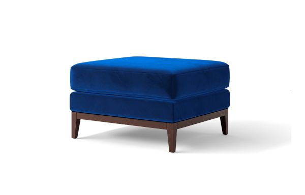 REPOSE-PIEDS LILY VELOURS BLEU PÉTROLE